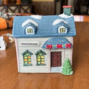 1991 National Decorations Ceramic Parsonagec Light